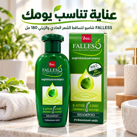 FALLESS شامبو لتساقط الشعر العادي والزيتي 180 مل